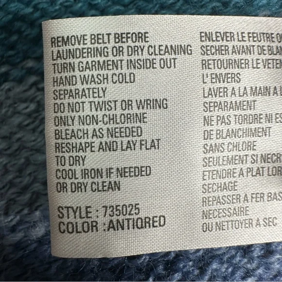 Northern Isles Colorful Aztec Patterned Cardigan Sweater. Size XL - Picture 7 of 8